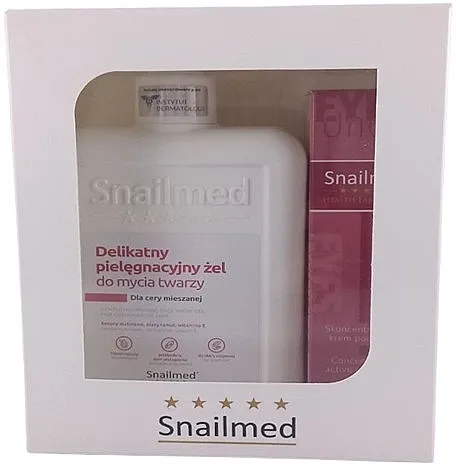 Snailmed (cl/gel/300ml + eye/cr/15ml) Set za negu lica