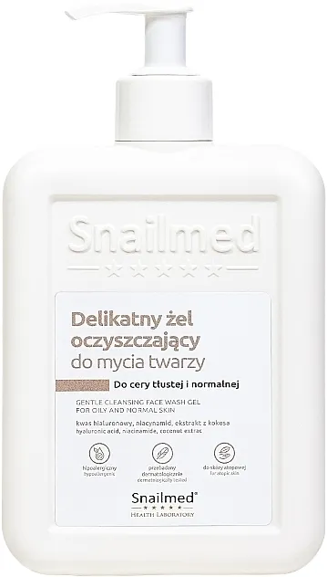 Snailmed Dermocosmetic Gentle Cleansing Gel Blagi gel za čišćenje lica