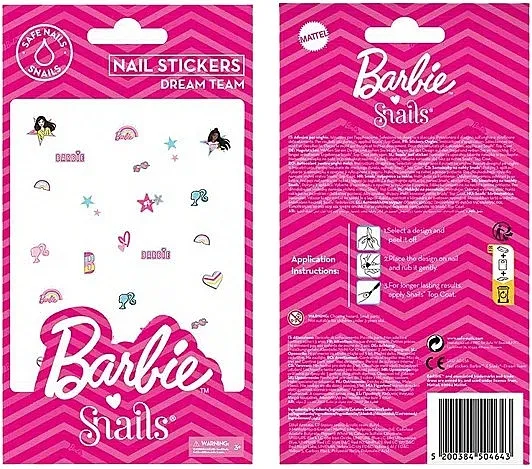 Snails Barbie Nalepnice za nokte