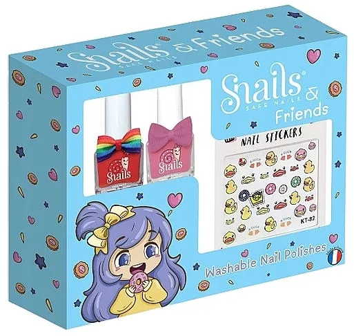 Snails Duckie Daycare (n/polish/2x5ml + stickers) Set za ukrašavanje noktiju