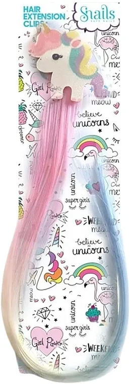 Snails Hair Extension Clips Ponycorn Obojeni pramen za kosu