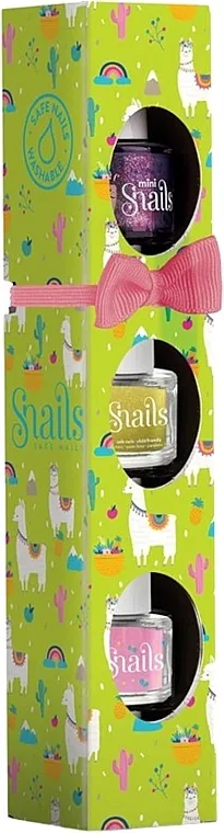 Snails Mini 3 Pack Lama (nail/polish/3x7ml) Set lakova za nokte