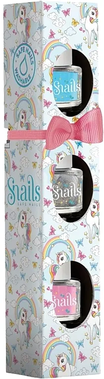 Snails Mini 3 Pack Rainbow Unicorn (nail/polish/3x5ml) Set lakova za nokte