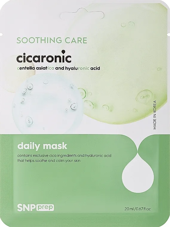 SNP Prep Cicaronic Daily Mask Umirujuća sheet maska