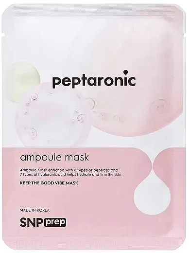 SNP Prep Peptaronic Ampoule Mask Hidratantna sheet maska za lice s peptidima