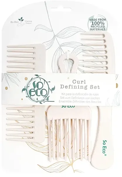 So Eco Curl Defining Set Set češljeva za kosu, 3 kom., 118