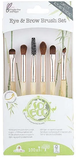 So Eco Eye Makeup Brush Set Set četkica za šminkanje očiju, 051
