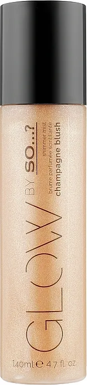 So…? Glow by So Shimmer Mist Champagne Blush Sjajna maglica za telo
