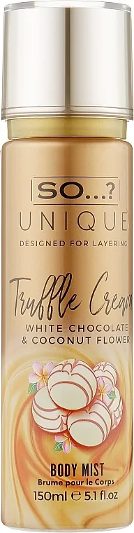 So…? Unique Truffle Cream Body Mist Sprej za tijelo