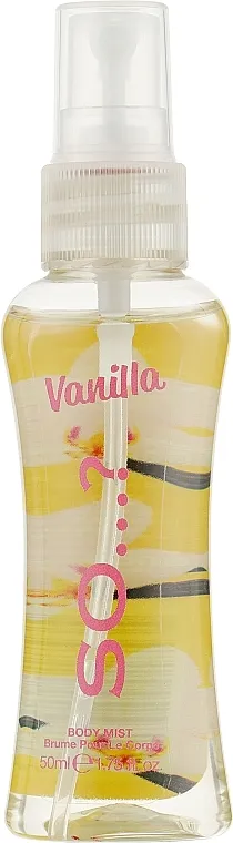 So…? Vanilla Body Mist Sprej za tijelo