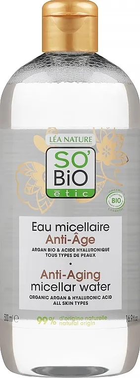So'Bio Etic Argan Cleansing Toning Lotion Micelarna voda