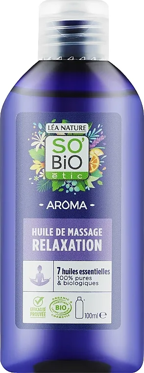 So'Bio Etic Aroma Opustajuće ulje za masažu