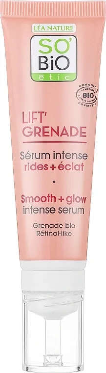 So'Bio Etic Lift'Grenade Smooth+Glow Serum Serum za glatku i blistavu kožu