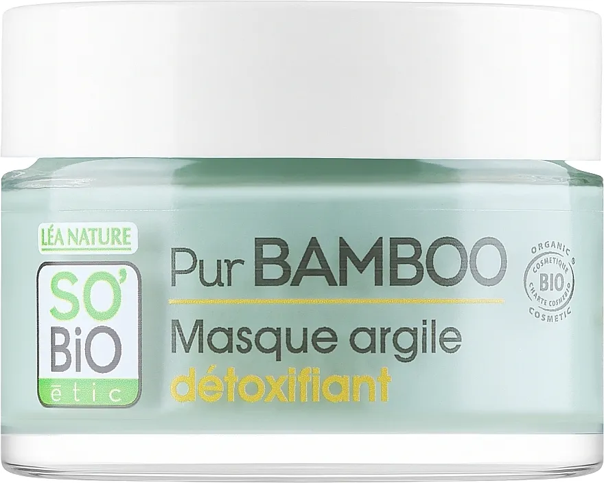 So'Bio Etic Pur Bamboo Detoxifying Clay Facial Mask Maska za lice s ekstraktom bambusa