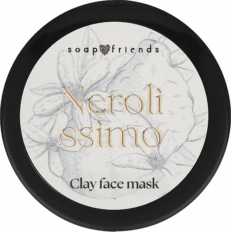 Soap&amp;Friends Nerolissimo Clay Face Mask Pročišćavajuća i učvršćujuća maska za lice