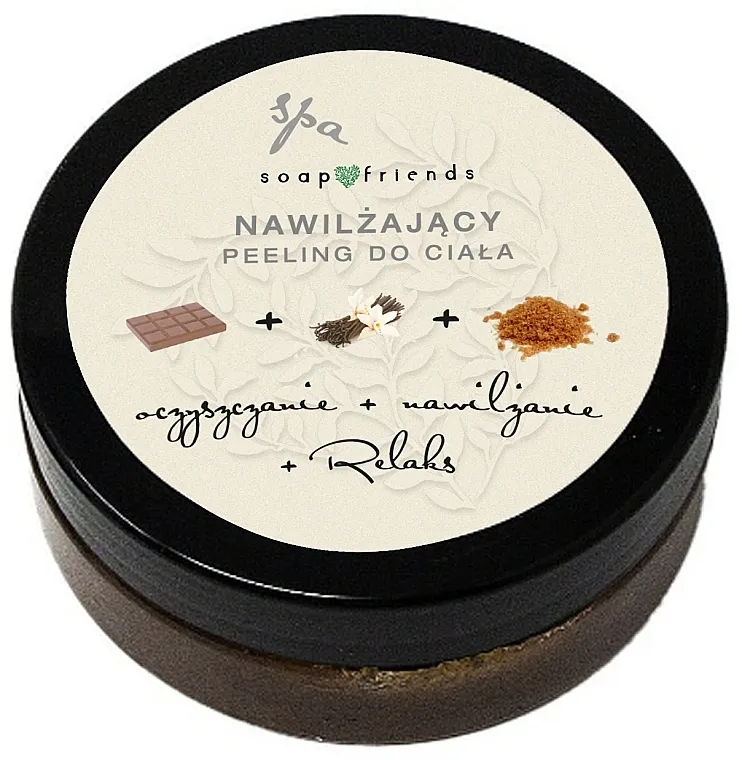 Soap&amp;Friends Piling za tijelo "Čokolada"