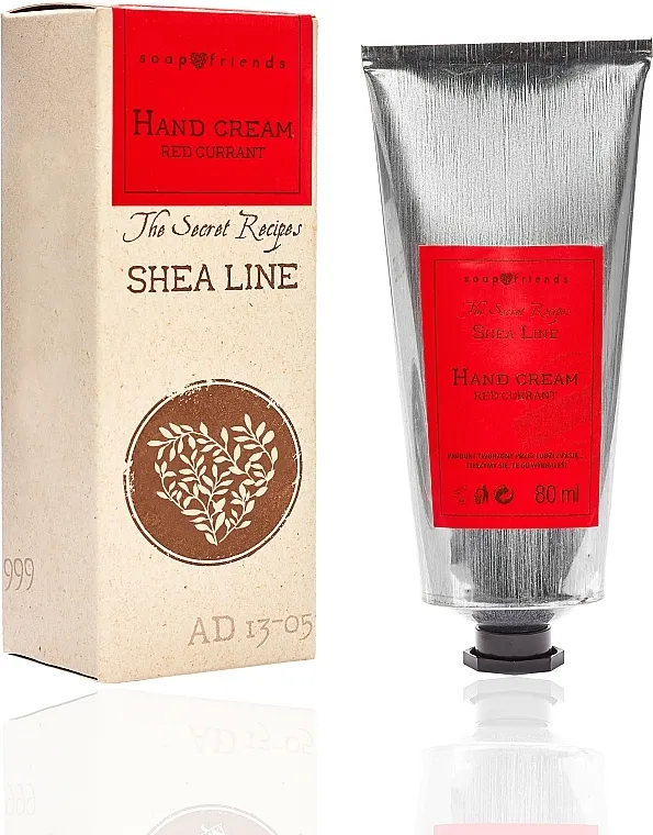 Soap&amp;Friends Shea Line Hand Cream Red Currant Krema za ruke "Crveni ribizl"