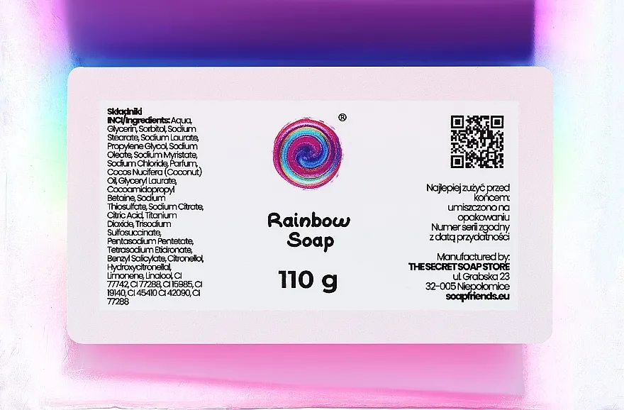 Soap&amp;Friends The Secret Soap Store Rainbow Soap Glicerinski sapun "Duga"
