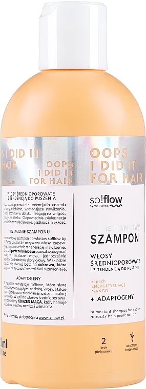 So!Flow by VisPlantis Medium Porosity Hair Humectant Shampoo Šampon za kosu srednje poroznosti