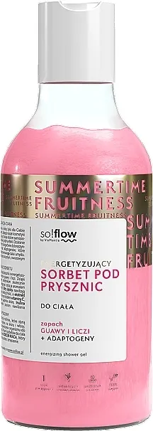So!Flow Energizing Shower Sorbet Scent Of Guava And Lychee Sorbet za tuširanje "Guava &amp; Lychee"