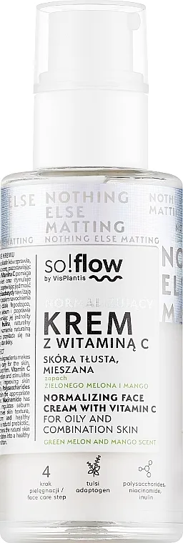 So!Flow Normalizing Face Cream With Vitamin C Normalizujuća krema za lice sa vitaminom C