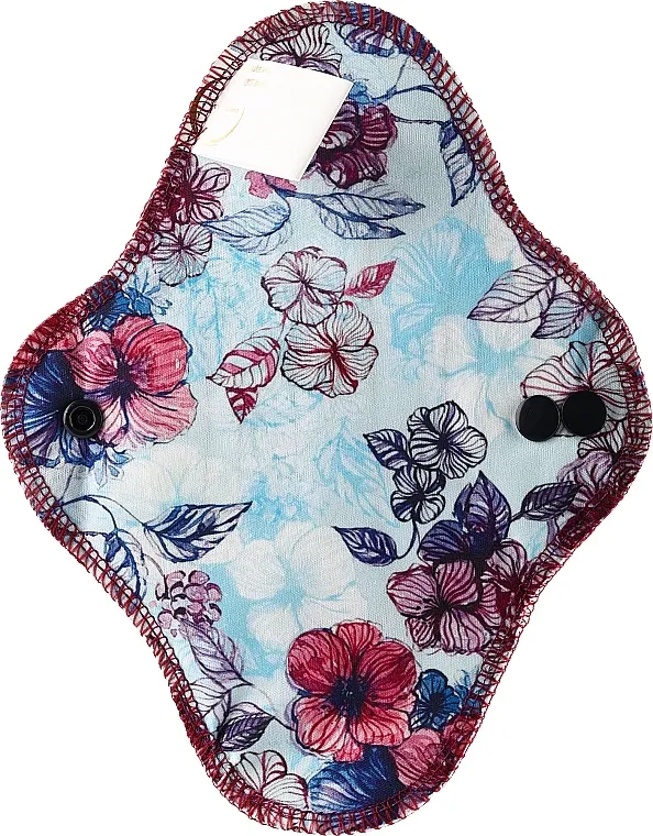 Soft Moon Ultra Comfort Regular Uložak za višekratnu upotrebu od pamuka, boje fuksije s cvijećem