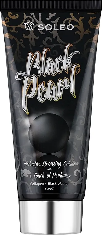 Soleo Black Pearl Krema za solarijum sa multi-bronzantom, kolagenom, aloe verom i uljem kukui