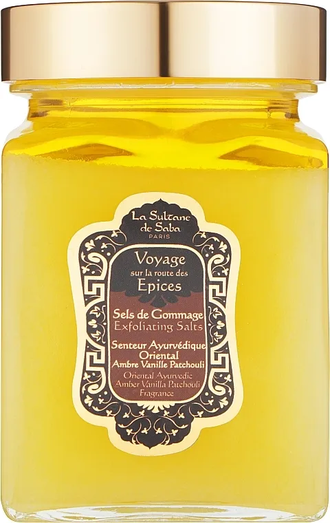 Soli piling za telo La Sultane De Saba Oriental Ayurvedic Amber Vanilla Patchouli