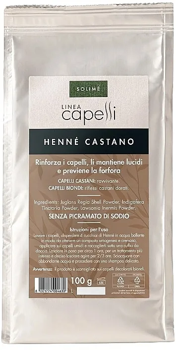 Solime Capelli Henne Castano Kana za kosu