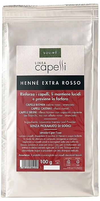Solime Capelli Henne Extra Rosso Kana za kosu