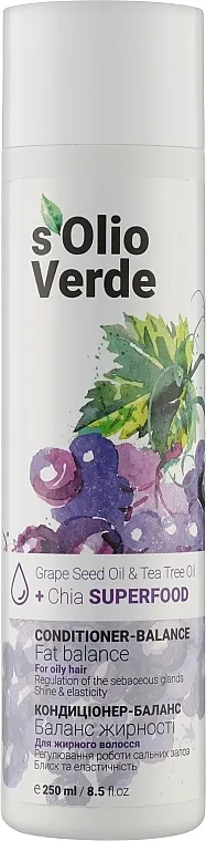 Solio Verde Grape Speed Oil Conditioner-Balance Balans regenerator za masnu kosu