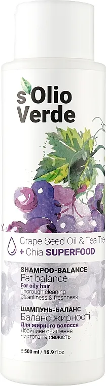 Solio Verde Grape Speed Oil Shampoo-Balence Balans šampon za masnu kosu