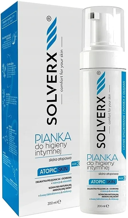Solverx Atopic Skin Pjena za intimnu higijenu