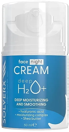 Solverx DeepH2O+ Face Night Crem Noćna krema za lice