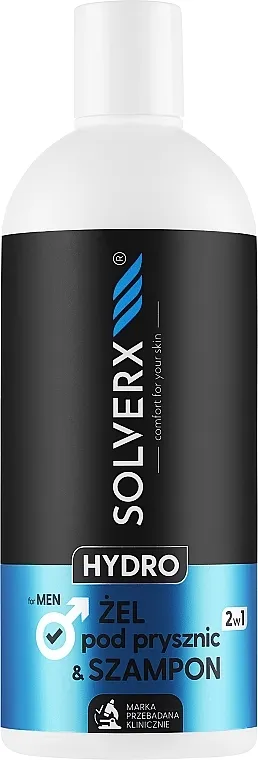 Solverx Hydro Men 2In1 2-u-1 gel šampon za muškarce