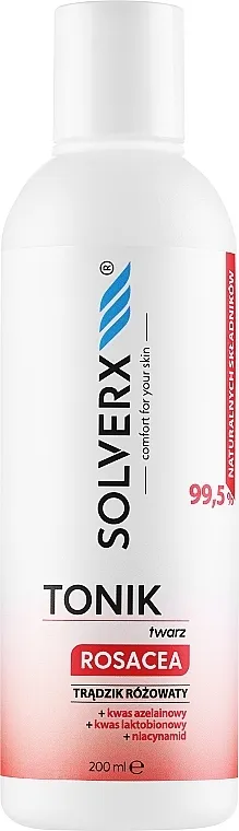 Solverx Rosacea Face Tonic Tonik za lice protiv rosacee