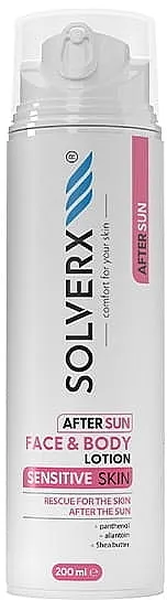 Solverx Sensitive Skin Losion posle sunčanja za lice i telo