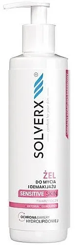 Solverx Senstive Skin Gel za pranje i skidanje šminke