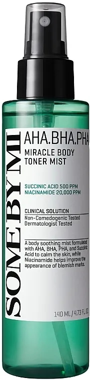 Some By Mi AHA-BHA-PHA 30 Days Miracle Body Toner Mist Tonik u spreju za telo