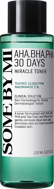 Some By Mi AHA. BHA. PHA 30Days Miracle Toner Toner za lice