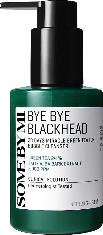 Some By Mi Blackhead 30Days Miracle Green Tea Tox Bubble Cleanser Pjenasta maska za mitesere