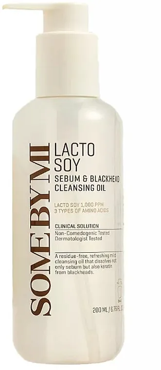 Some by Mi Lacto Soy Sebum &amp; Blackhead Cleansing Oil Hidrofilno ulje za masnu kožu i sa miteserima