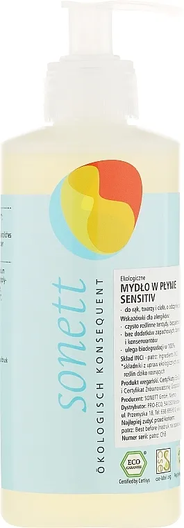 Sonett Hand Soap Neutral Tekući sapun za ruke i tijelo "Neutralni" za osjetljivu kožu