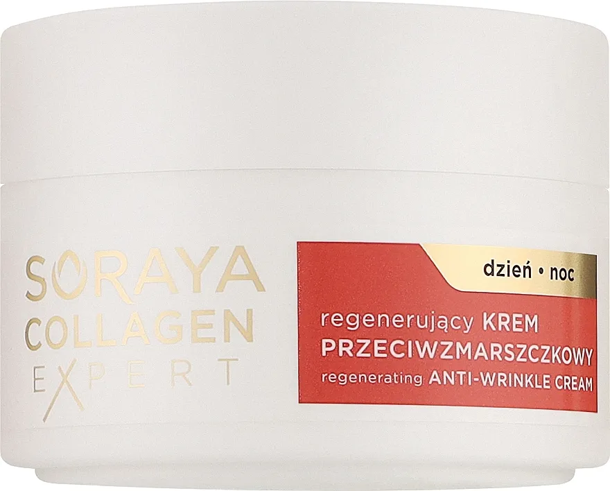 Soraya Collagen Expert Regenerating Anti-Wrinkle Cream Obnavljajuća krema protiv bora sa kolagenom, vitaminom A i cinkom