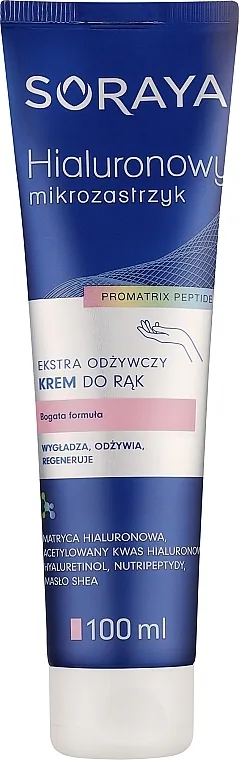 Soraya Hyaluronic Microinjection Extra Nourishing Hand Cream Hranljiva krema za ruke
