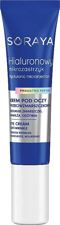 Soraya Hyaluronic Microinjection Pro Matrix Peptide Anti-Wrinkle Eye Cream Krema protiv bora oko očiju