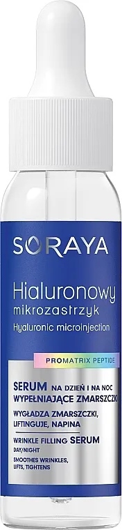 Soraya Hyaluronic Microinjection Pro Matrix Peptide Wrinkle Filling Serum Serum protiv bora za lice