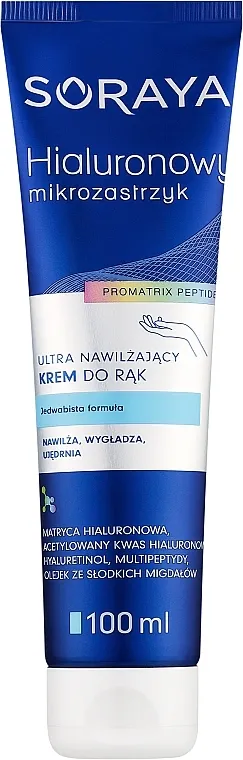 Soraya Hyaluronic Microinjection Ultra Hydrating Hand Cream Ultrakrem za ruke za dubinsku hidrataciju