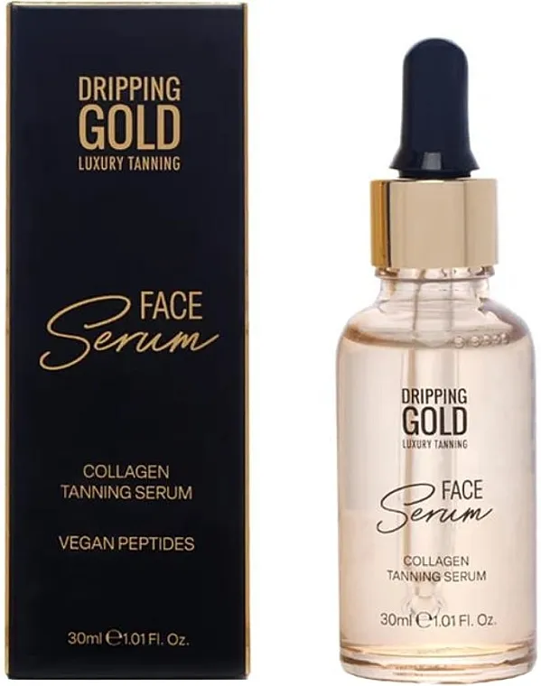 Sosu by SJ Dripping Gold Face Tanning Serum Samopotamnjujući serum sa kolagenom