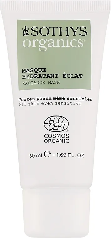 Sothys Organics Mask Hydratant Eclat Hidratantna maska za lice